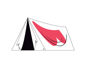 flat tent design