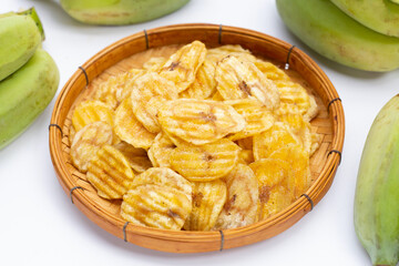 Banana slice chips with fruit