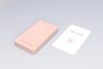 Modern Professional business card mockup design template for your brand