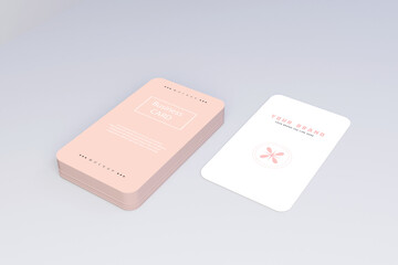 Modern Professional business card mockup design template for your brand