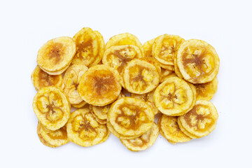 Banana stuffed with tamarind. Fruit snack