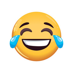 flat smiling emoji