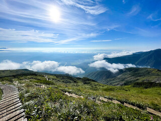 Fototapeta premium 唐松岳 登山道