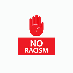 Fototapeta premium No Racism Icon. Equality Sign Symbol - Vector