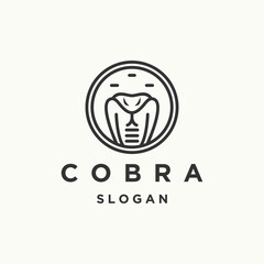 Cobra logo icon design template 