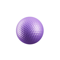 Purple Bubble Ball Icon isolated 3d Render Illustration