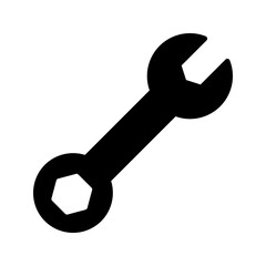 Wrench icon vector color editable