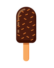 ice cream in flat design