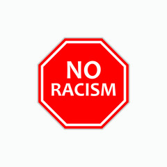 No Racism Icon. Equality Sign Symbol - Vector