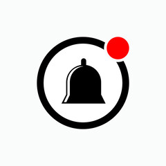 Notification Icon. Reminder Symbol - Vector.      