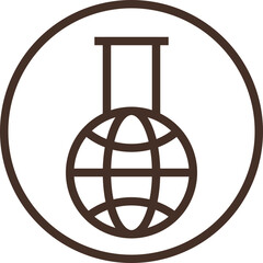 geochemistry modern line style icon