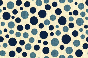 French blue geometric linen seamless pattern. Tonal farmhouse cottage style abstract grid background. Simple vintage rustic fabric textile effect. Primitive modern shabby chic kitchen cloth design.