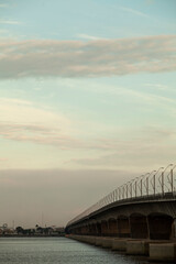 Obraz premium large bridge in guayaquil ecuador union nacional duran guayas