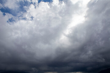 cloud formation sunny sky dark storm forming rain weather