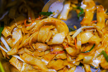 Restaurant Fried Rice Noodles with Chinese Cuisine