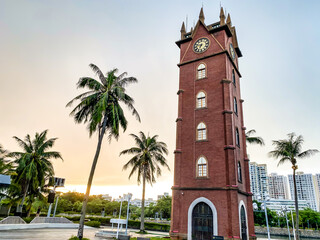 Haikou Tourist Bell Tower, a landmark building in Hainan