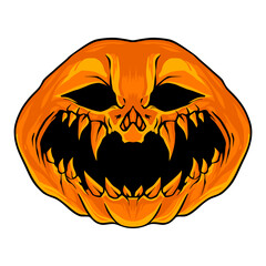 Halloween pumpkin illustration vector art