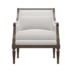 Realistic Chair Illustration. 3D Render.