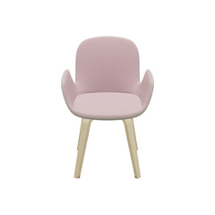 Realistic Chair Illustration. 3D Render.