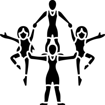 Acrobats Line Icon