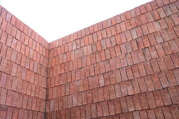 brown brick wall textured, construction industry