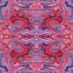 Swirl Seamless pattern. Vintage oriental illustration. Geometric design elements.