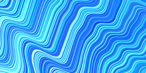 Light BLUE vector background with lines.