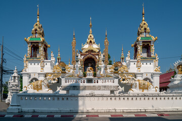 Wat Ming Muang in Chiang Rai Province, Thailand.
