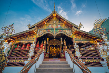 Wat Ming Muang in Chiang Rai Province, Thailand. - 533831538