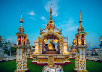 Wat Ming Muang in Chiang Rai Province, Thailand.