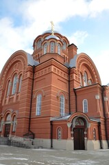 Pokrovsky Khotkov Monastery is a convent of the Russian Orthodox Church, located in Khotkov on the Pazh River.