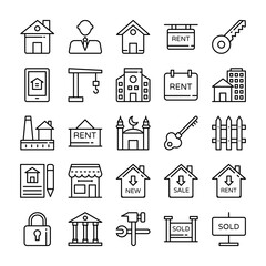 Real Estate Vector Icons 