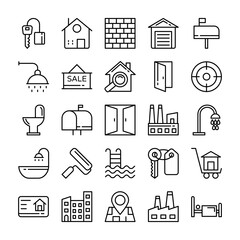 Real Estate Vector Icons