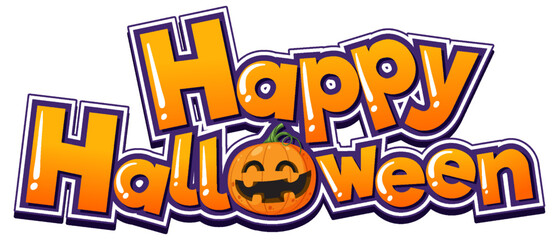 Happy Halloween Font Logo
