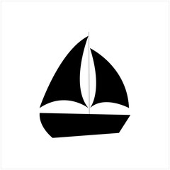 Boat icon illustration vector 