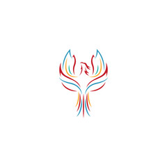 Phoenix logo icon design