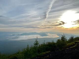 Obraz na płótnie Canvas 富士山五合目からの雲海