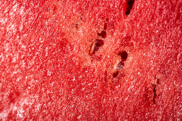 Red water melon texture macro still
