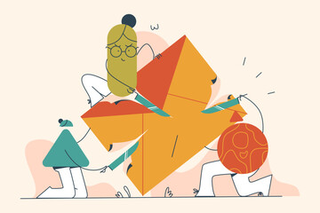 Tearing Big Envelope with Knife