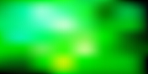 Light blue, green vector gradient blur pattern.