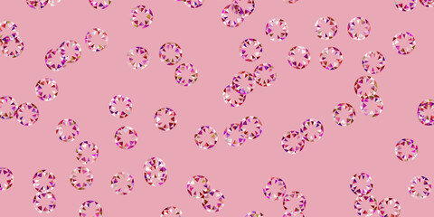 Light pink, yellow vector pattern with spheres.