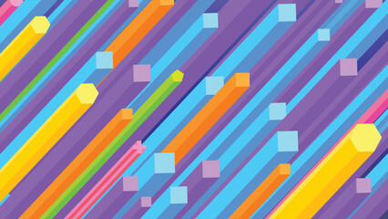 Abstract background colorful basic geometry 005