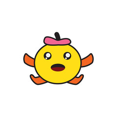 illustration vector graphic of mascoot cartoon doodle.