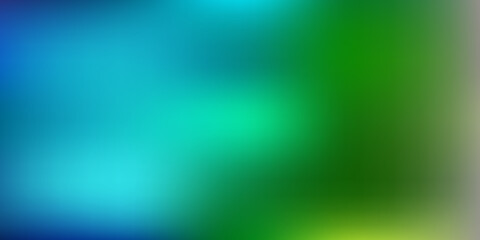 Light blue, green vector abstract blur texture.