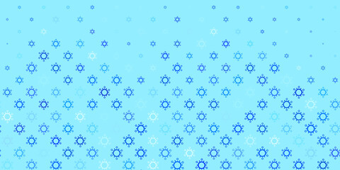 Dark purple vector backdrop with virus symbols.