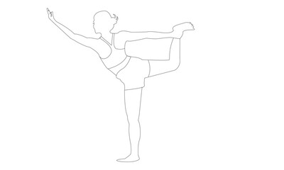 Yoga Pose, Yoga Pose Illustration