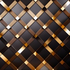 Luxury gold background with geometric shapes. 