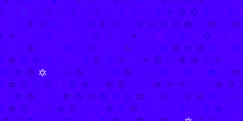 Dark purple vector pattern with coronavirus elements.