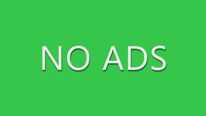 No Ads Graphic design motion graphics, Sale motion graphics banner design, internet social media technology concept. Internet Social media advertisement.