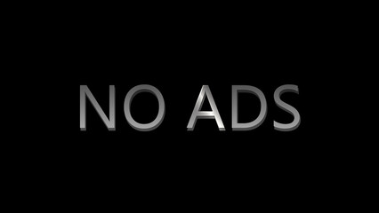 No Ads Graphic design motion graphics, Sale motion graphics banner design, internet social media technology concept. Internet Social media advertisement.